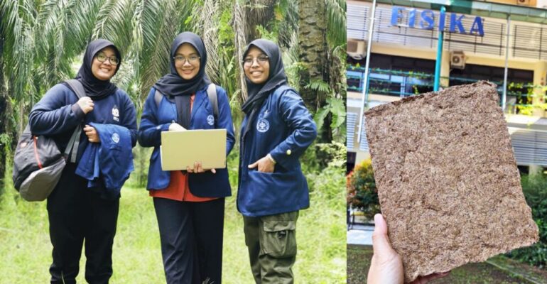 IPB University Students Transform Palm Oil Waste Into Environmentally Friendly Acoustic Panels
