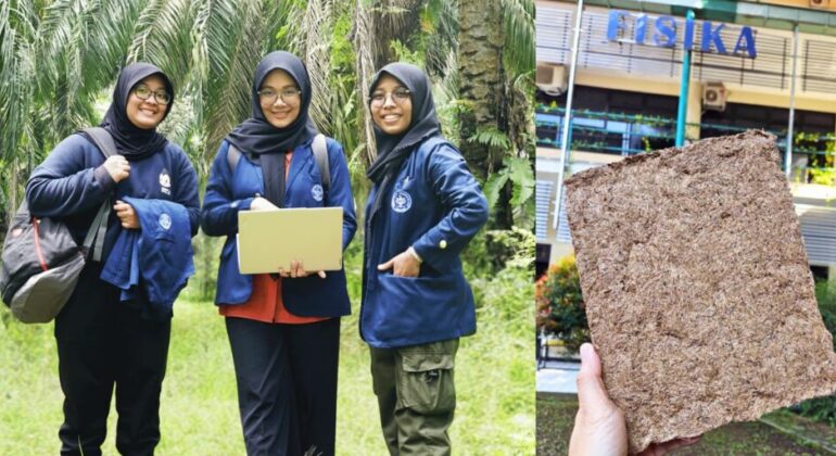 IPB University Students Transform Palm Oil Waste Into Environmentally Friendly Acoustic Panels
