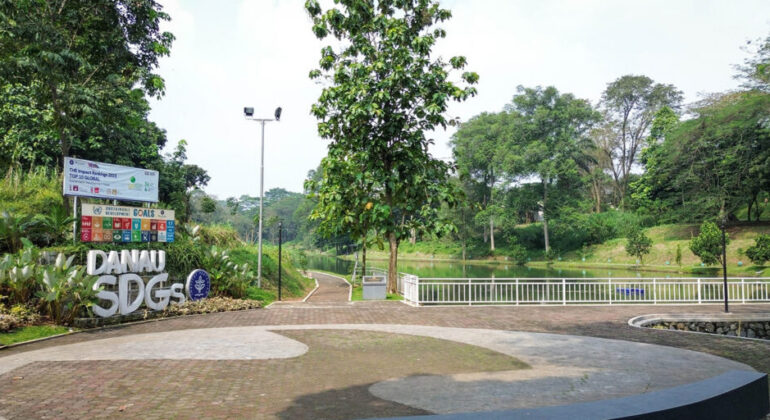 Cool and Sustainable: A Portrait of the SDGs Garden and Lake at IPB University