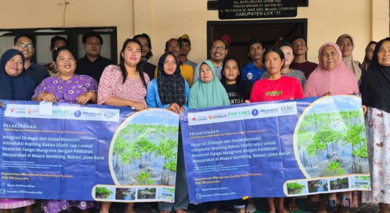 IPB University Lecturers Introduce Mangrove Crab Integration-Mangrove Restoration Approach in Muara Gembong