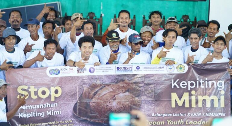 LRI i-MAR IPB University Collaborates with Students and Fishermen to Hold a Campaign for Sustainable Belangkas: Save Mimi, Save the Coast