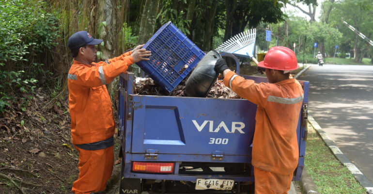 Activities of IPB University’s Campus Cleaning Staff