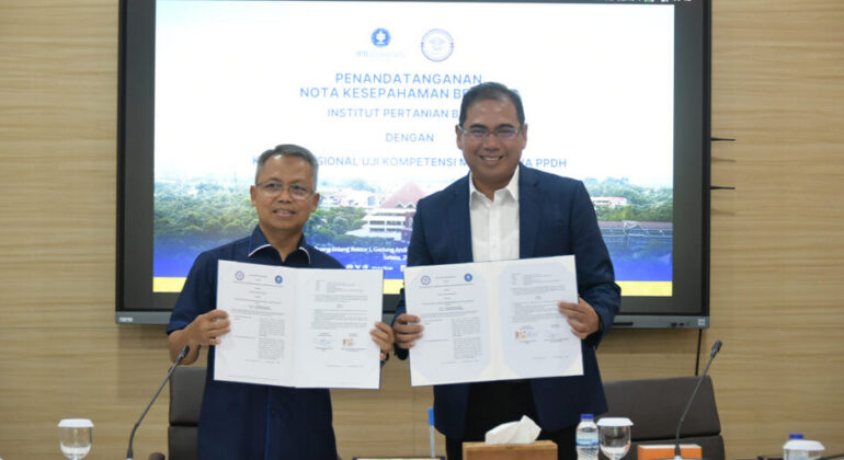 MoU between IPB University and the National Committee for Student Competency Testing in the PPDH Program