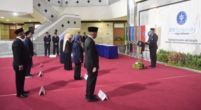 IPB University Inaugurates Faculty of Engineering and Technology, Rector Appoints Interim Dean